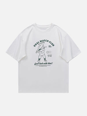 Sneakerland™ - Baseball Kid Pattern Tee - tntwear1