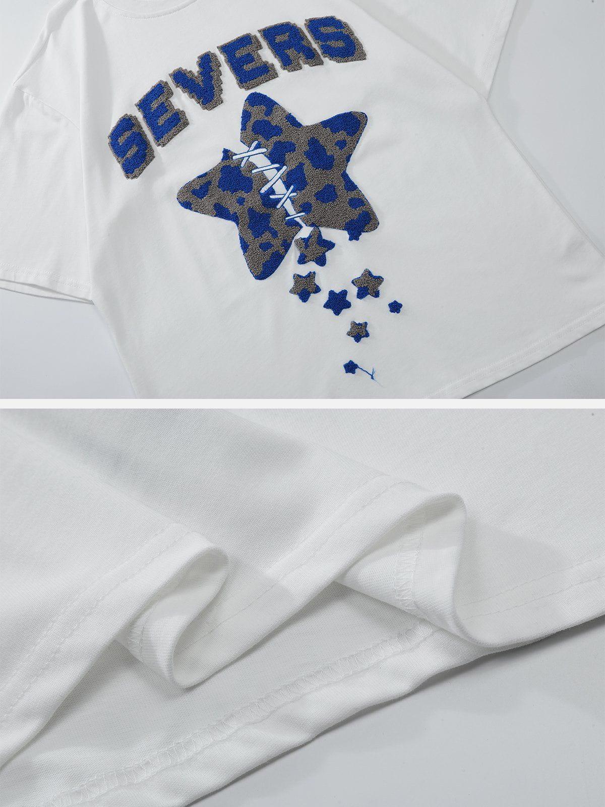 Sneakerland™ - Broken Star Print Tee - tntwear1