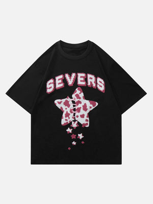 Sneakerland™ - Broken Star Print Tee - tntwear1