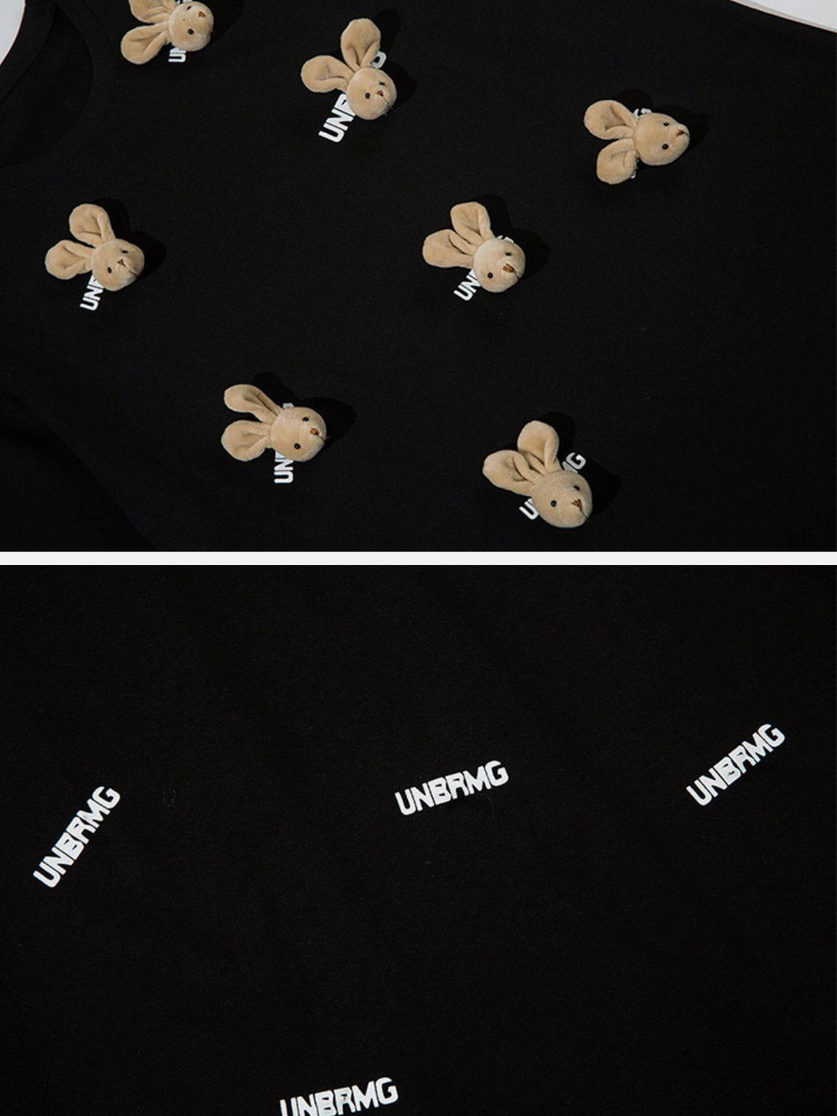 Sneakerland™ - Bunny Doll Print Tee - tntwear1