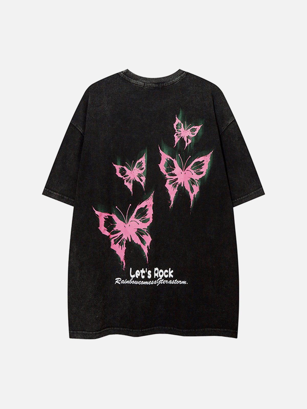 Sneakerland™ - Butterflies Print Tee - tntwear1