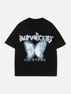 Sneakerland™ - Butterfly Graphic Tee - tntwear1