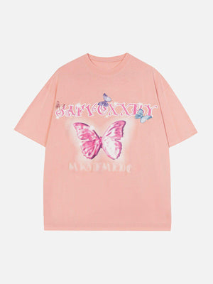 Sneakerland™ - Butterfly Graphic Tee - tntwear1