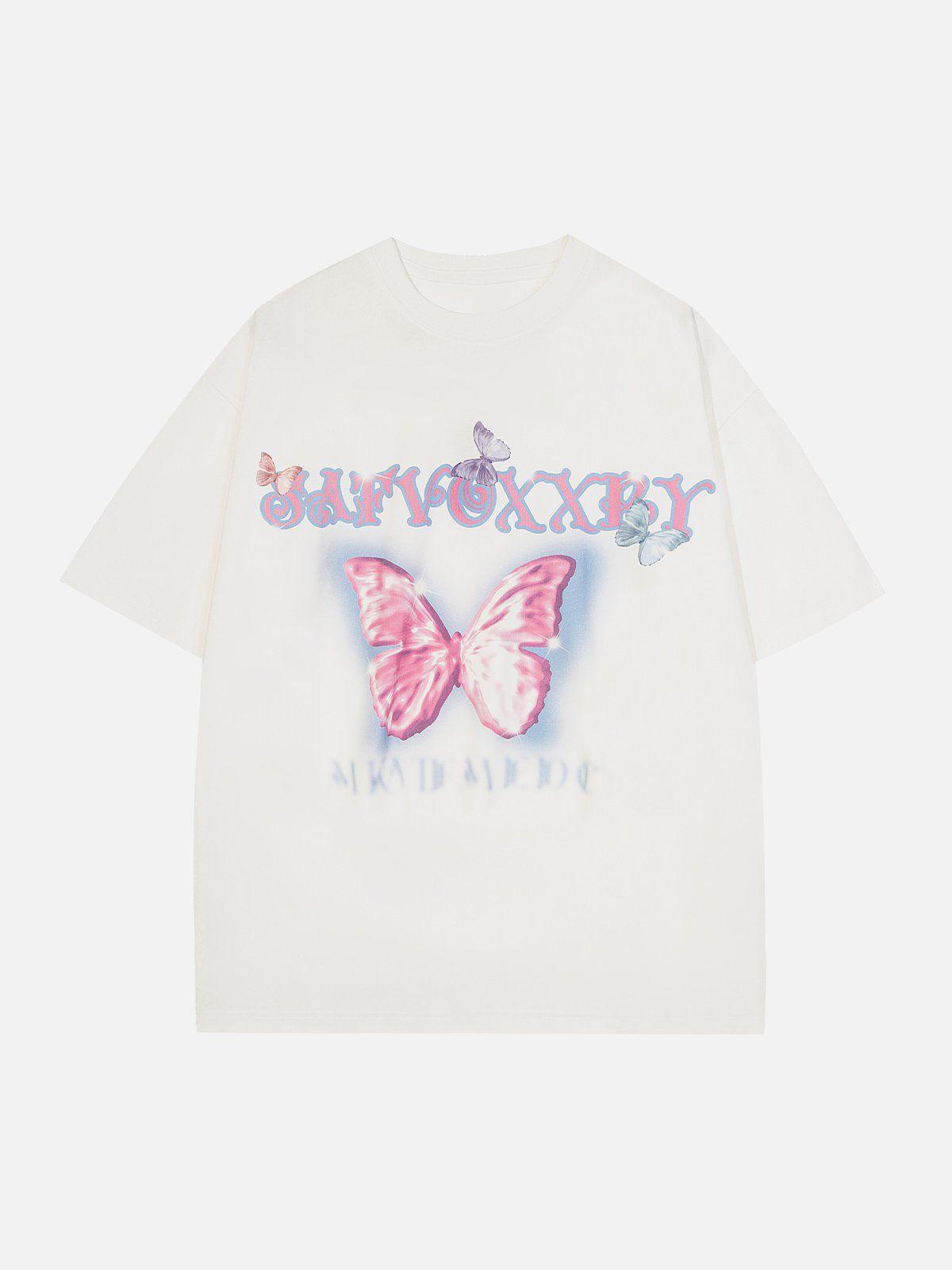 Sneakerland™ - Butterfly Graphic Tee - tntwear1