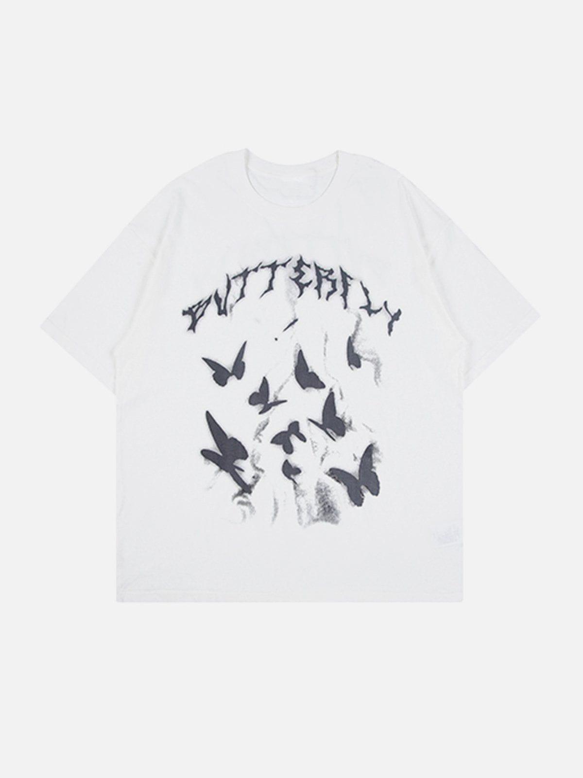 Sneakerland™ - Butterfly Print Tee - tntwear1