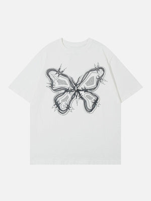 Sneakerland™ - Butterfly Print Tee - tntwear1