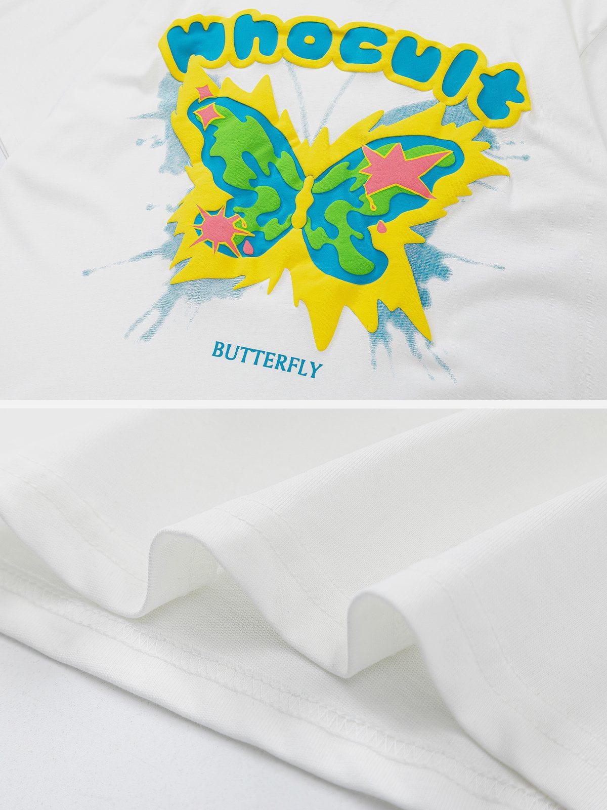 Sneakerland™ - Butterfly Print Tee - tntwear1