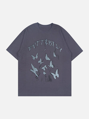 Sneakerland™ - Butterfly Print Tee - tntwear1