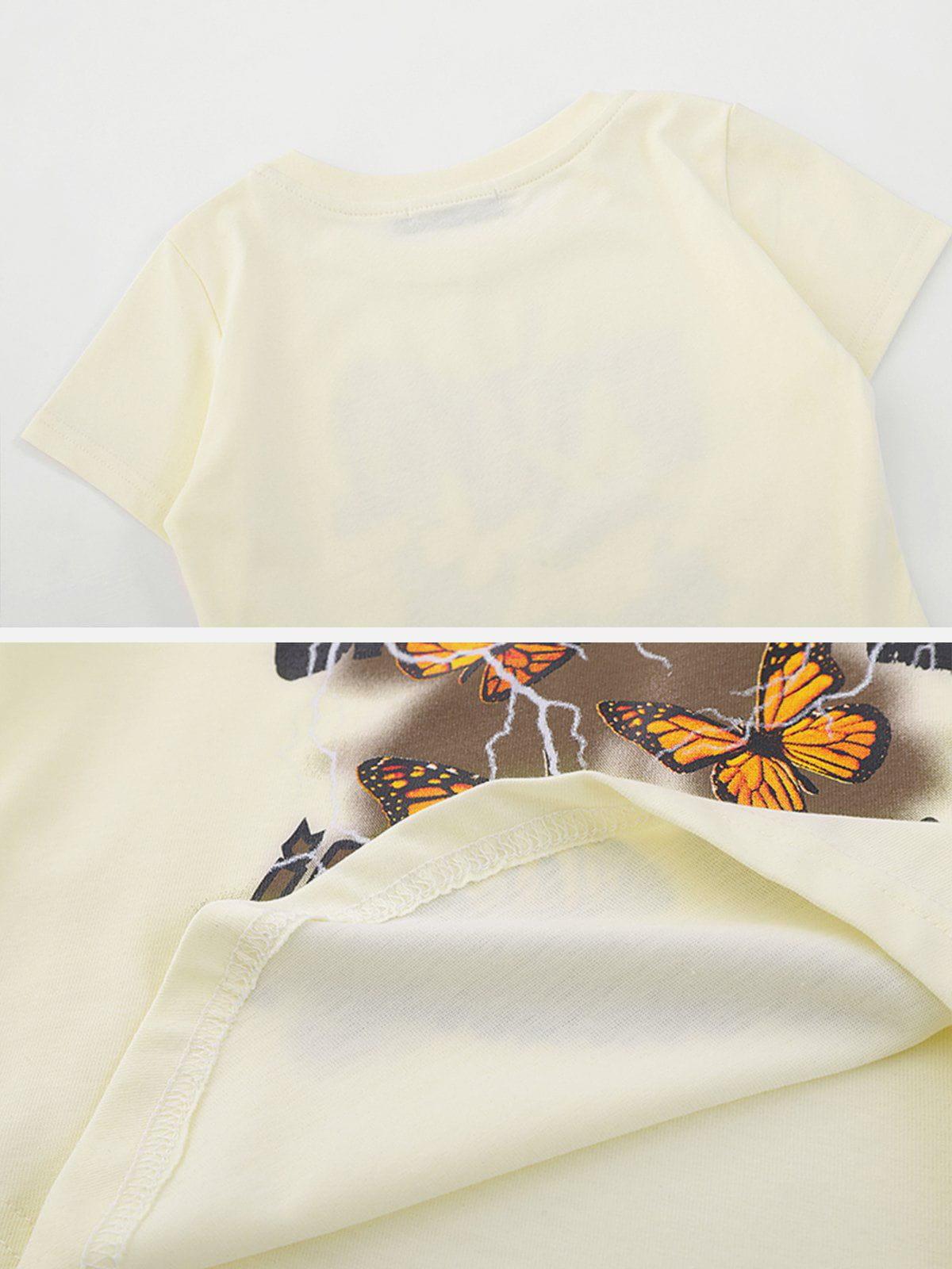 Sneakerland™ - Butterfly Print Tee - tntwear1