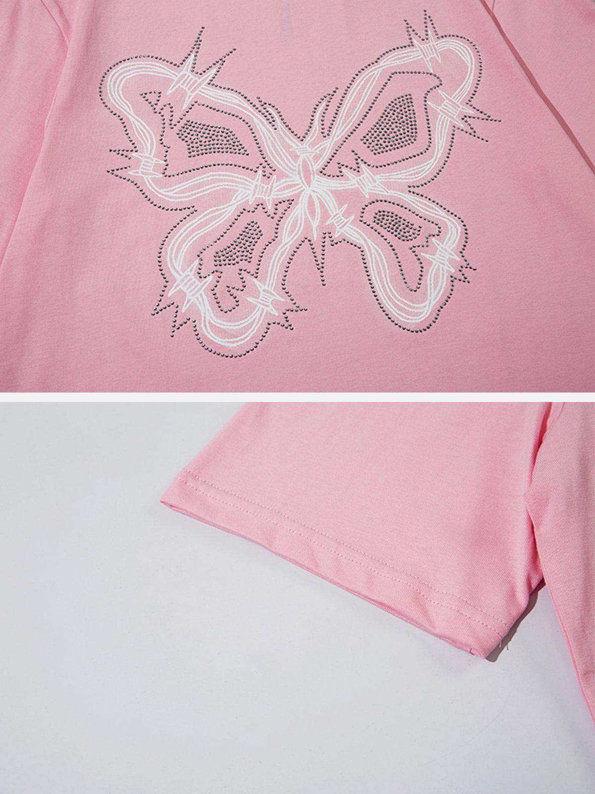 Sneakerland™ - Butterfly Print Tee - tntwear1