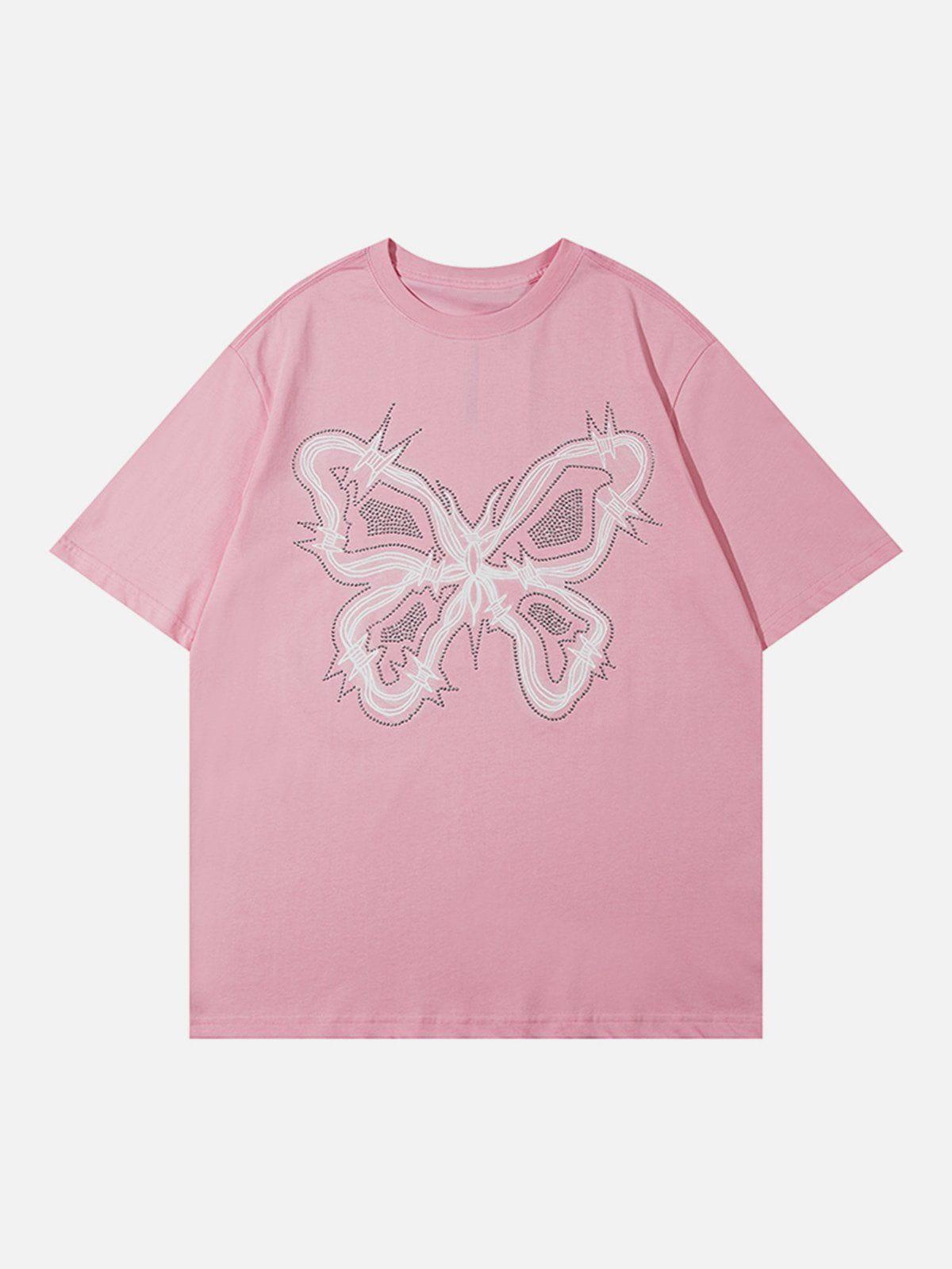 Sneakerland™ - Butterfly Print Tee - tntwear1