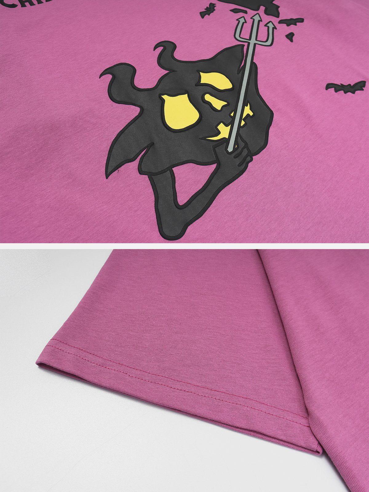 Sneakerland™ - Cartoon Demon Graphic Tee - tntwear1