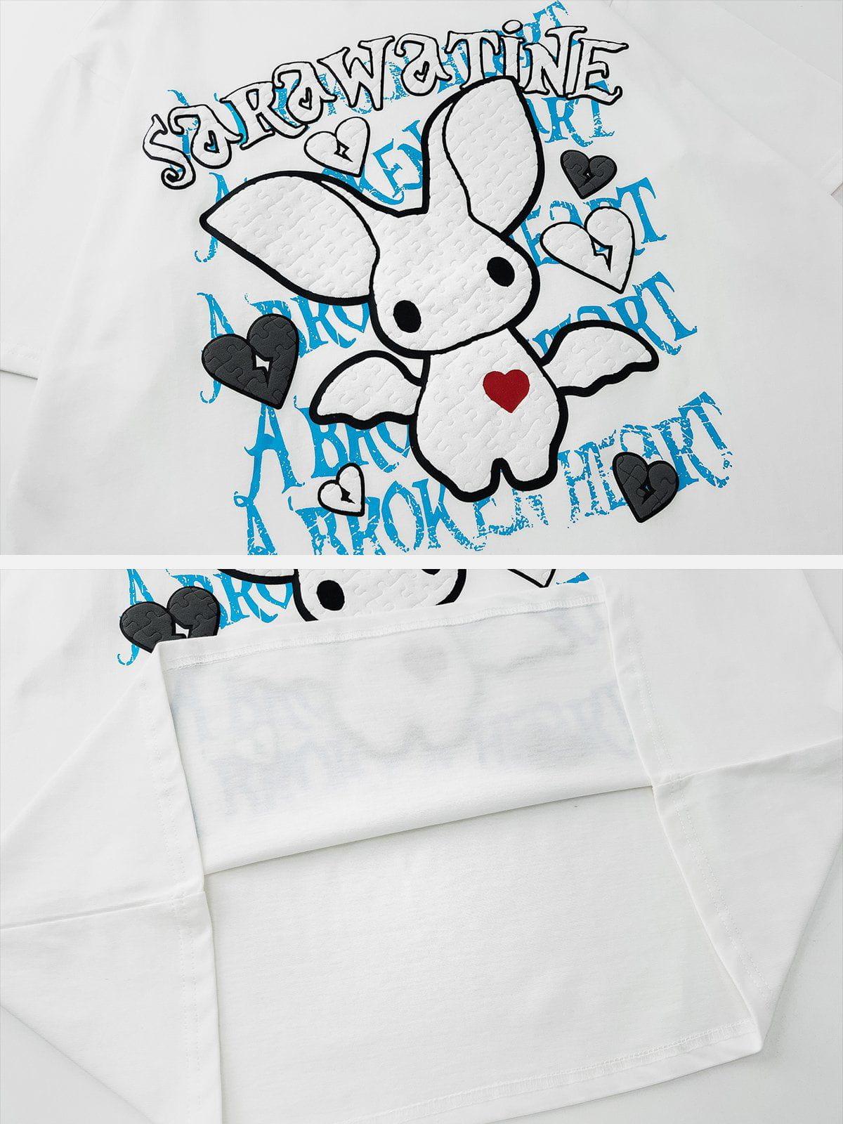 Sneakerland™ - Cartoon Doll Print Tee - tntwear1