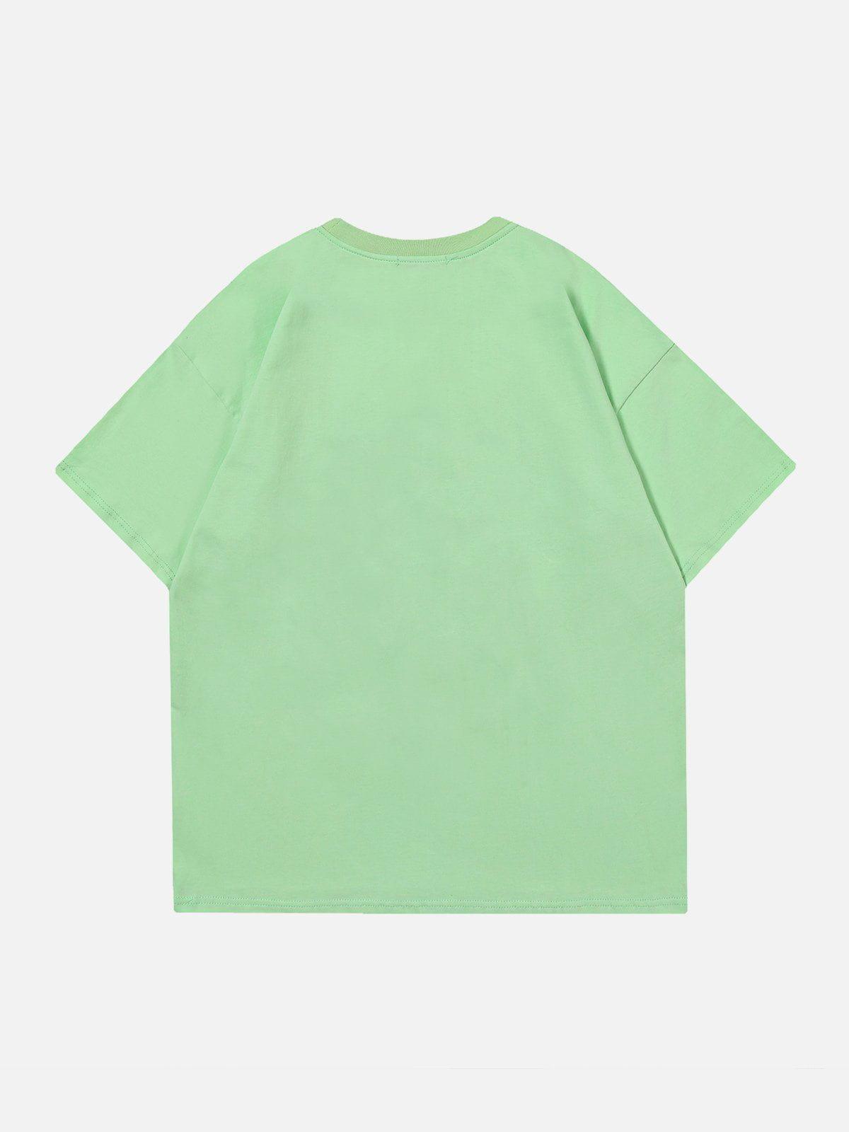 Sneakerland™ - Cat Element Dip-dye Tee - tntwear1