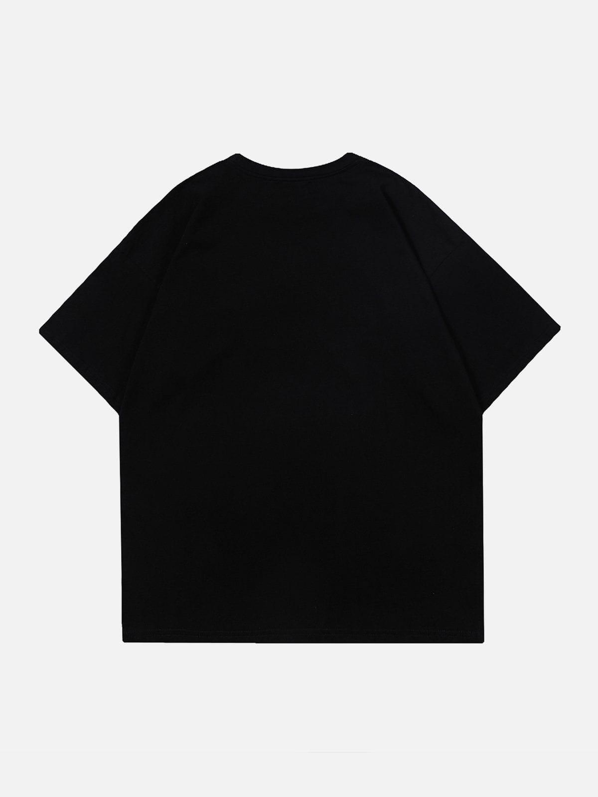 Sneakerland™ - Cat Element Dip-dye Tee - tntwear1