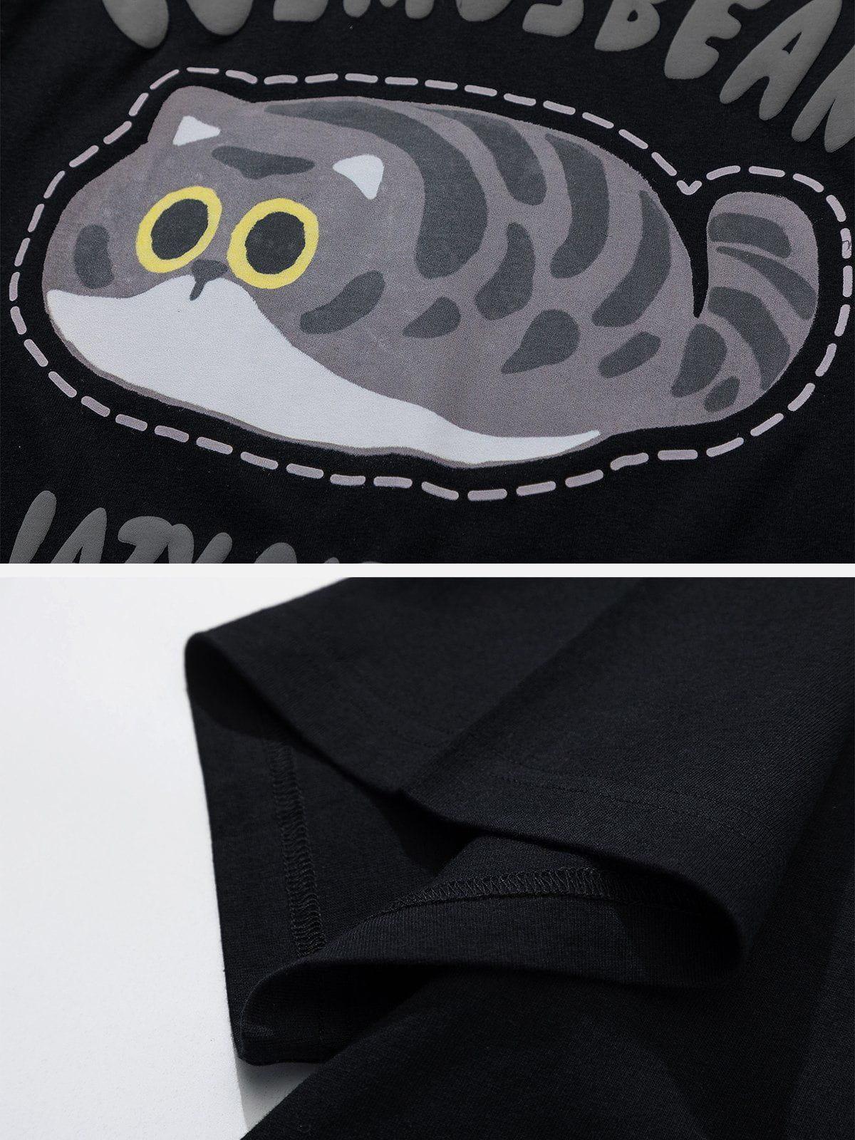 Sneakerland™ - Cat Print Tee - tntwear1