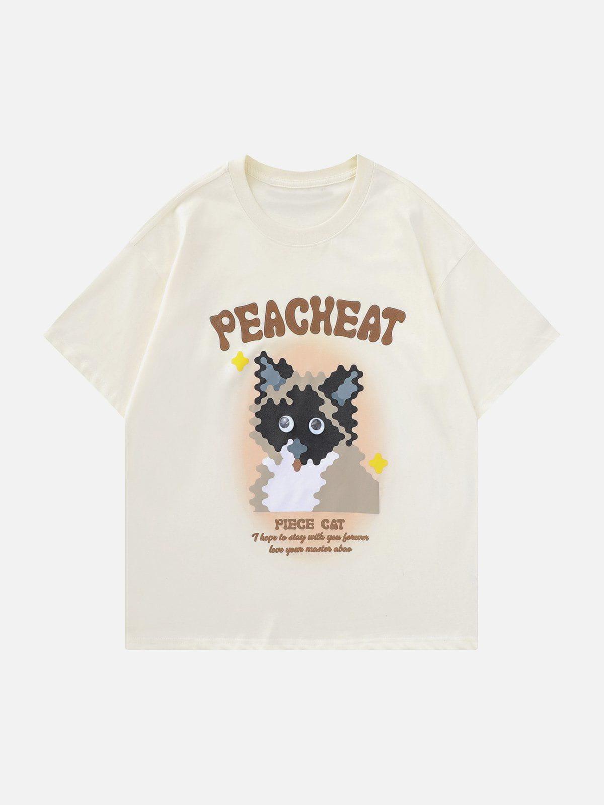 Sneakerland™ - Cat Print Tee - tntwear1