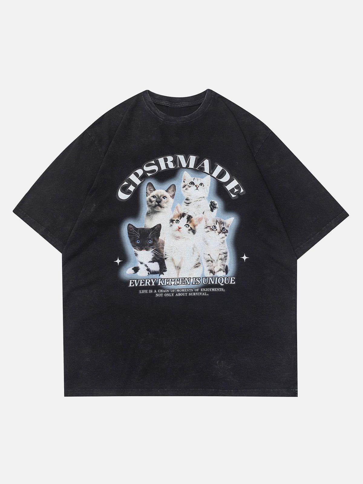 Sneakerland™ - Cats Print Tee - tntwear1