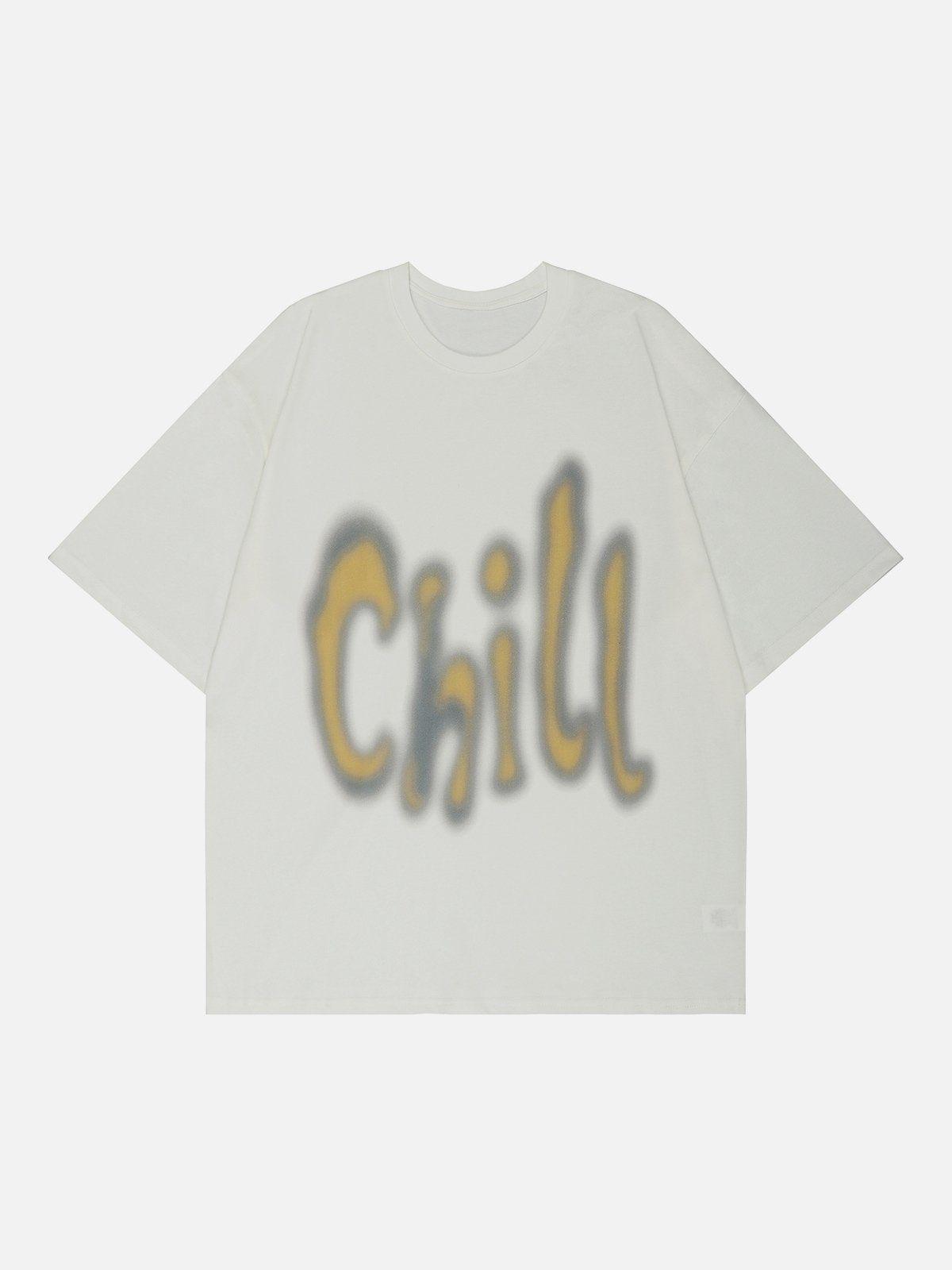 Sneakerland™ - Chill Letters Graphic Tee - tntwear1