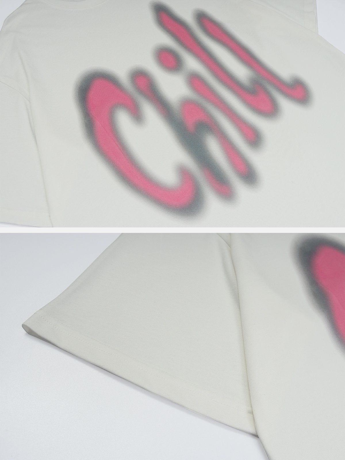 Sneakerland™ - Chill Letters Graphic Tee - tntwear1