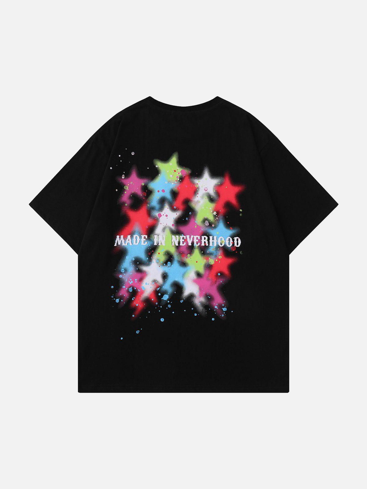 Sneakerland™ - Color Stars Graffiti Tee - tntwear1