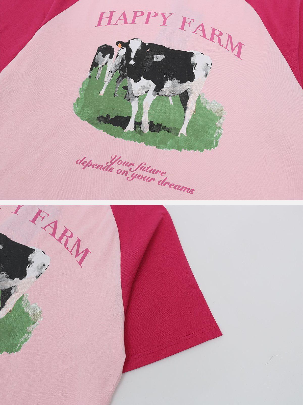 Sneakerland™ - Cow Printing Tee - tntwear1