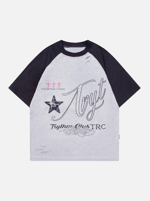 Sneakerland™ - Crackle Star Print Tee - tntwear1