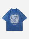 Sneakerland™ - Create Today Necklace Washed Tee - tntwear1