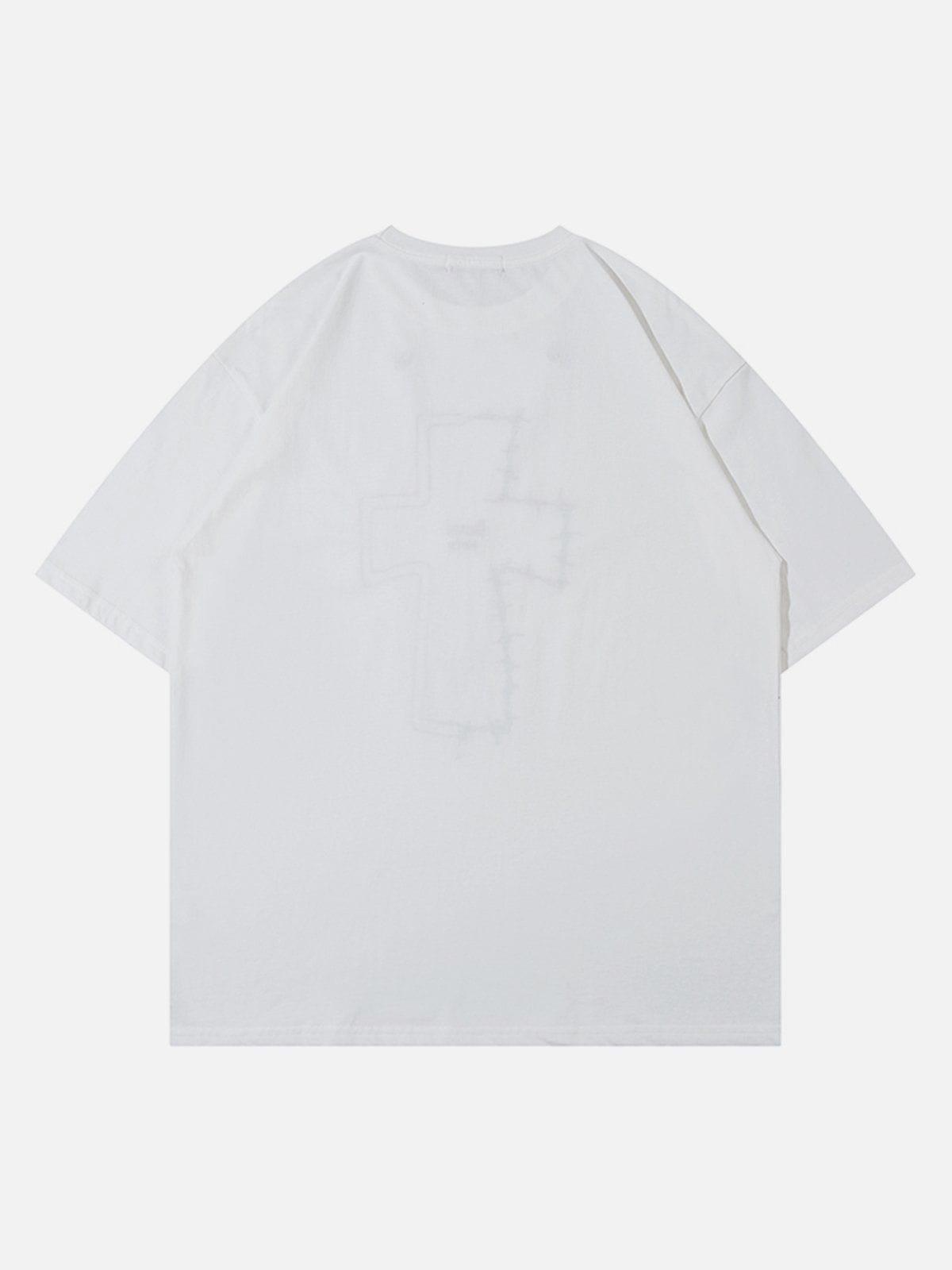 Sneakerland™ - Crosses Print Tee - tntwear1