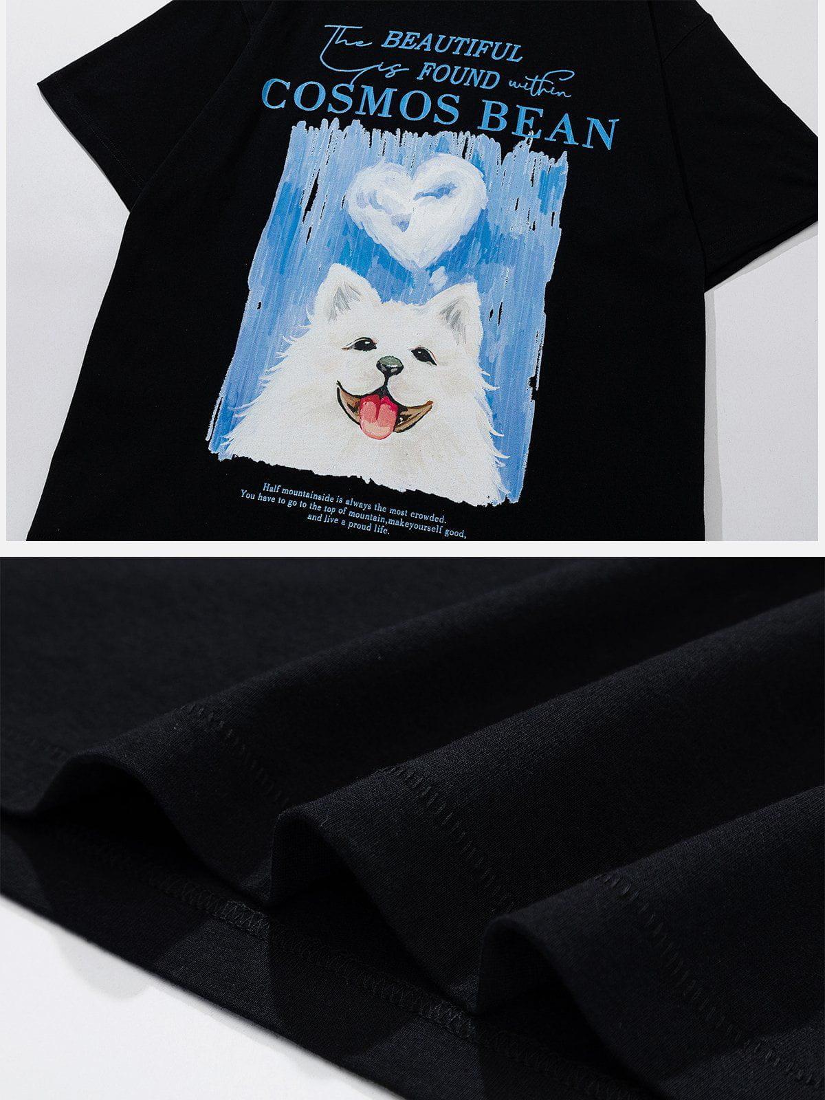 Sneakerland™ - Cute Samoyed Print Tee - tntwear1