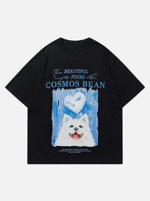 Sneakerland™ - Cute Samoyed Print Tee - tntwear1