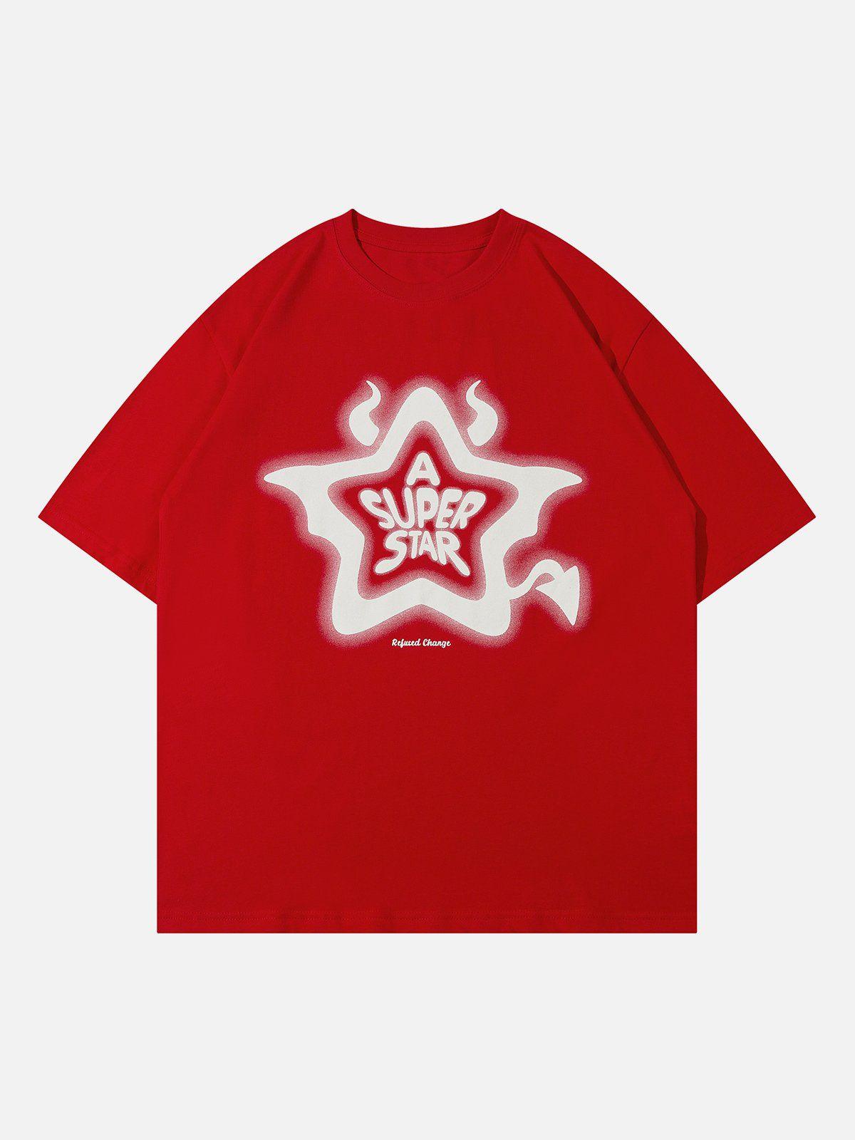 Sneakerland™ - Demon Star Graphic Tee - tntwear1