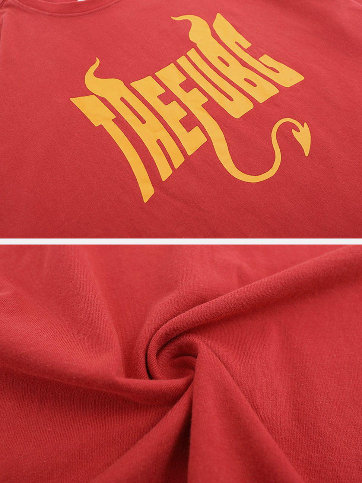 Sneakerland™ - Demon Star Print Tee - tntwear1