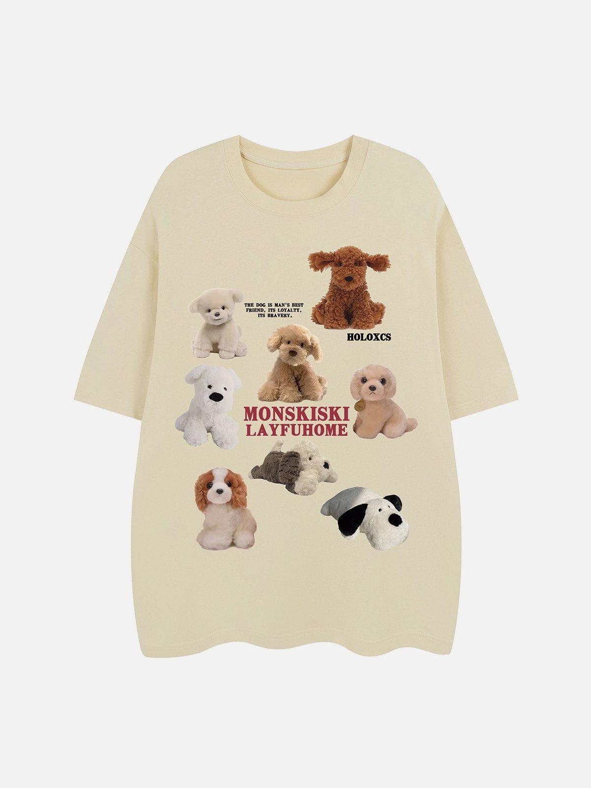 Sneakerland™ - Dogs Print Tee - tntwear1