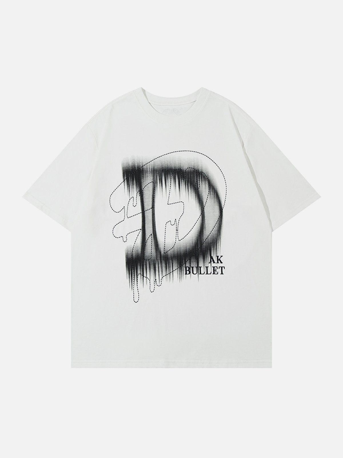 Sneakerland™ - Doodle Letter Graphic Tee - tntwear1