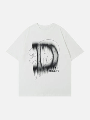 Sneakerland™ - Doodle Letter Graphic Tee - tntwear1