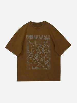 Sneakerland™ - Doodle Rabbit Tee - tntwear1