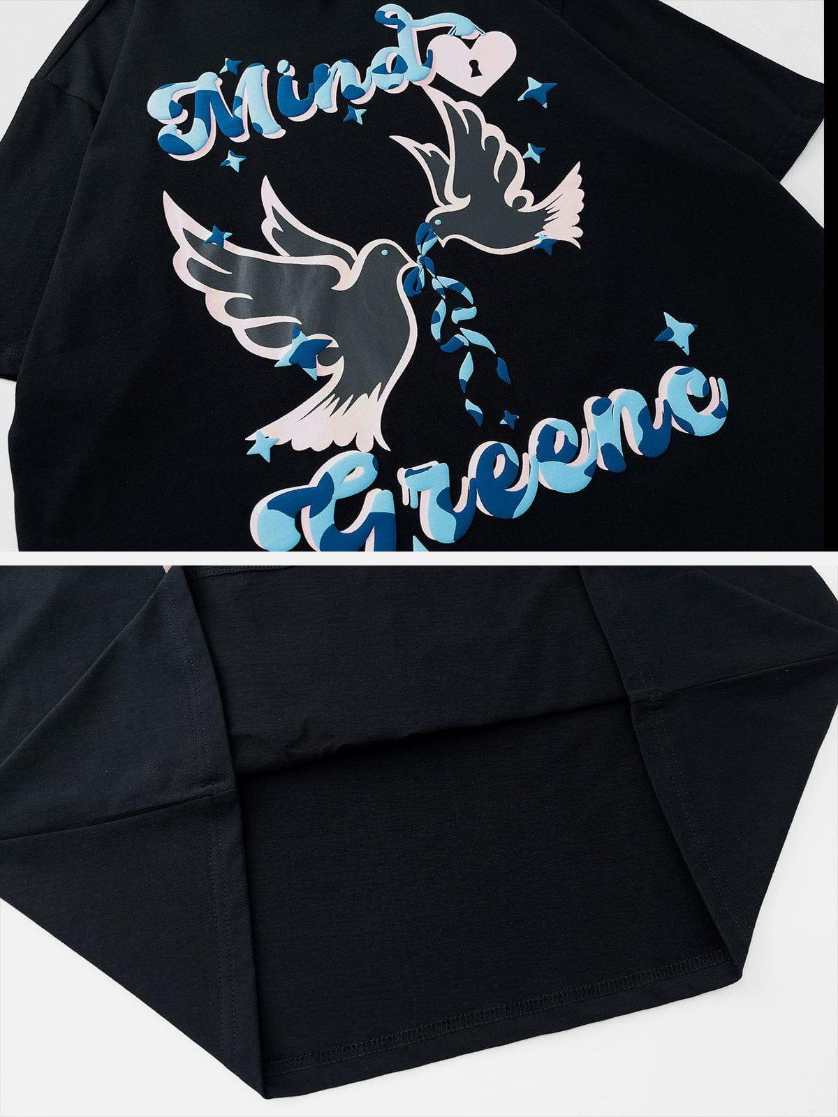 Sneakerland™ - Dove Clash Print Tee - tntwear1