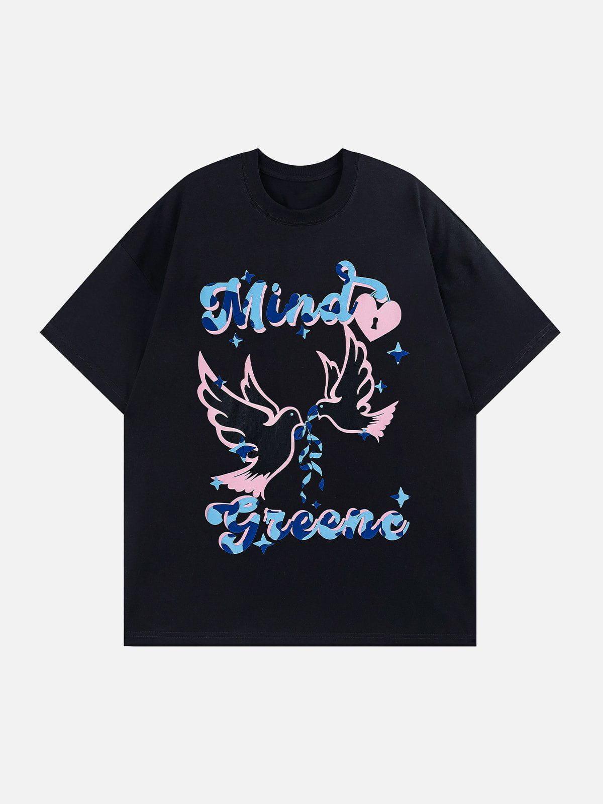 Sneakerland™ - Dove Clash Print Tee - tntwear1