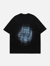 Sneakerland™ - ED Cubic Letters Print Tee - tntwear1