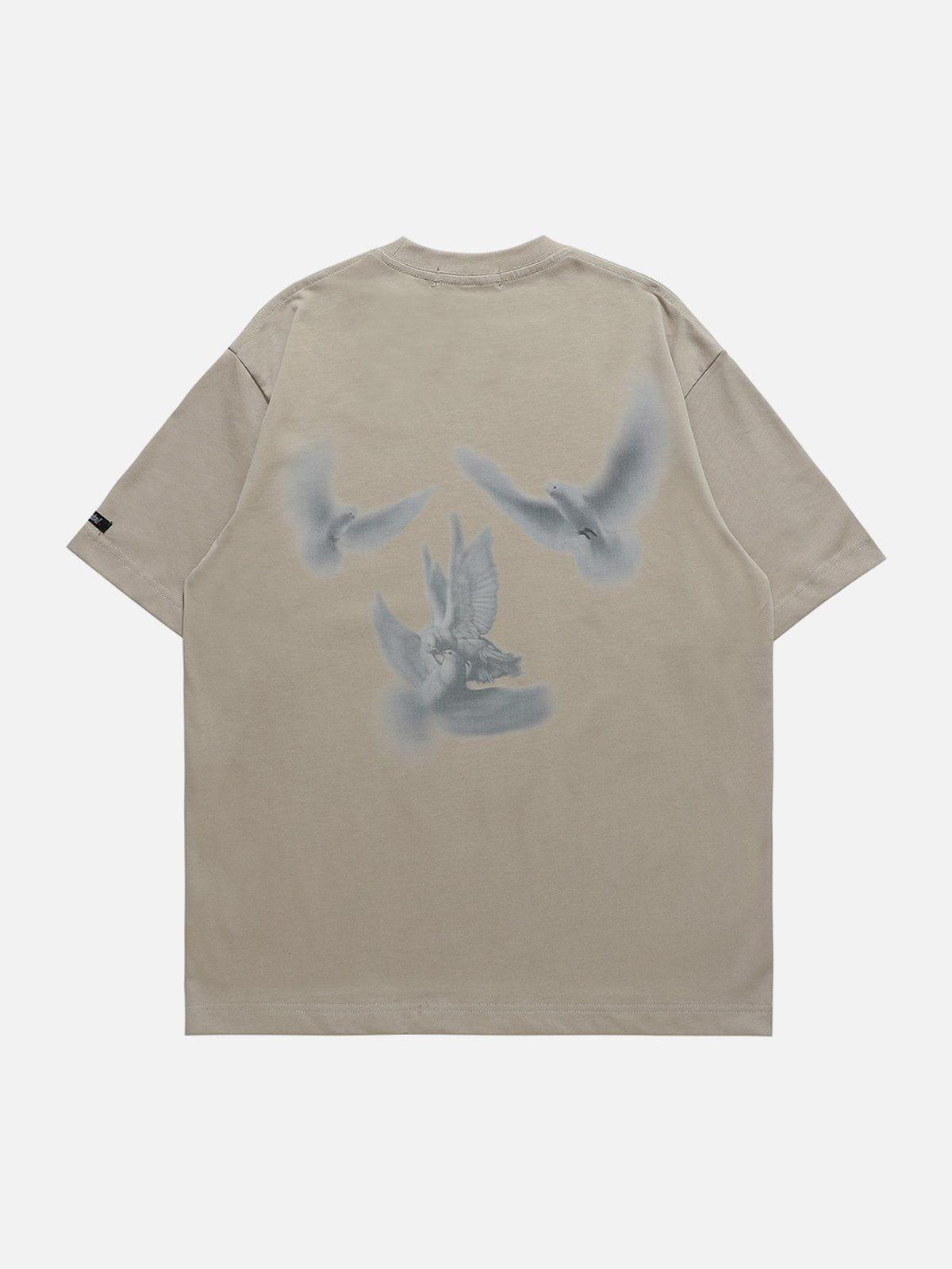 Sneakerland™ - EDDP Pigeons Print Tee - tntwear1