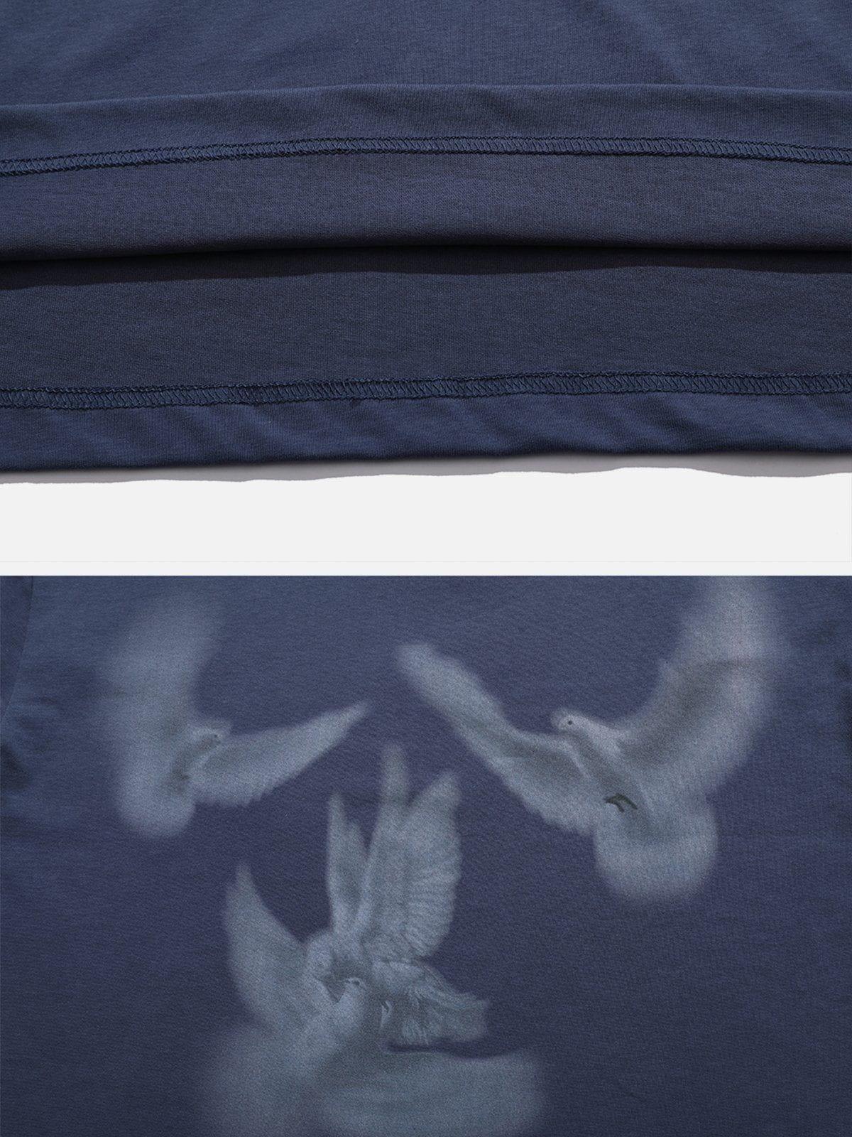 Sneakerland™ - EDDP Pigeons Print Tee - tntwear1