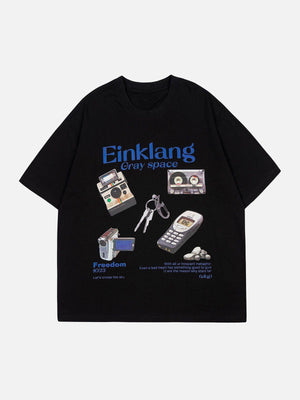 Sneakerland™ - Einklang Camera Print Tee - tntwear1