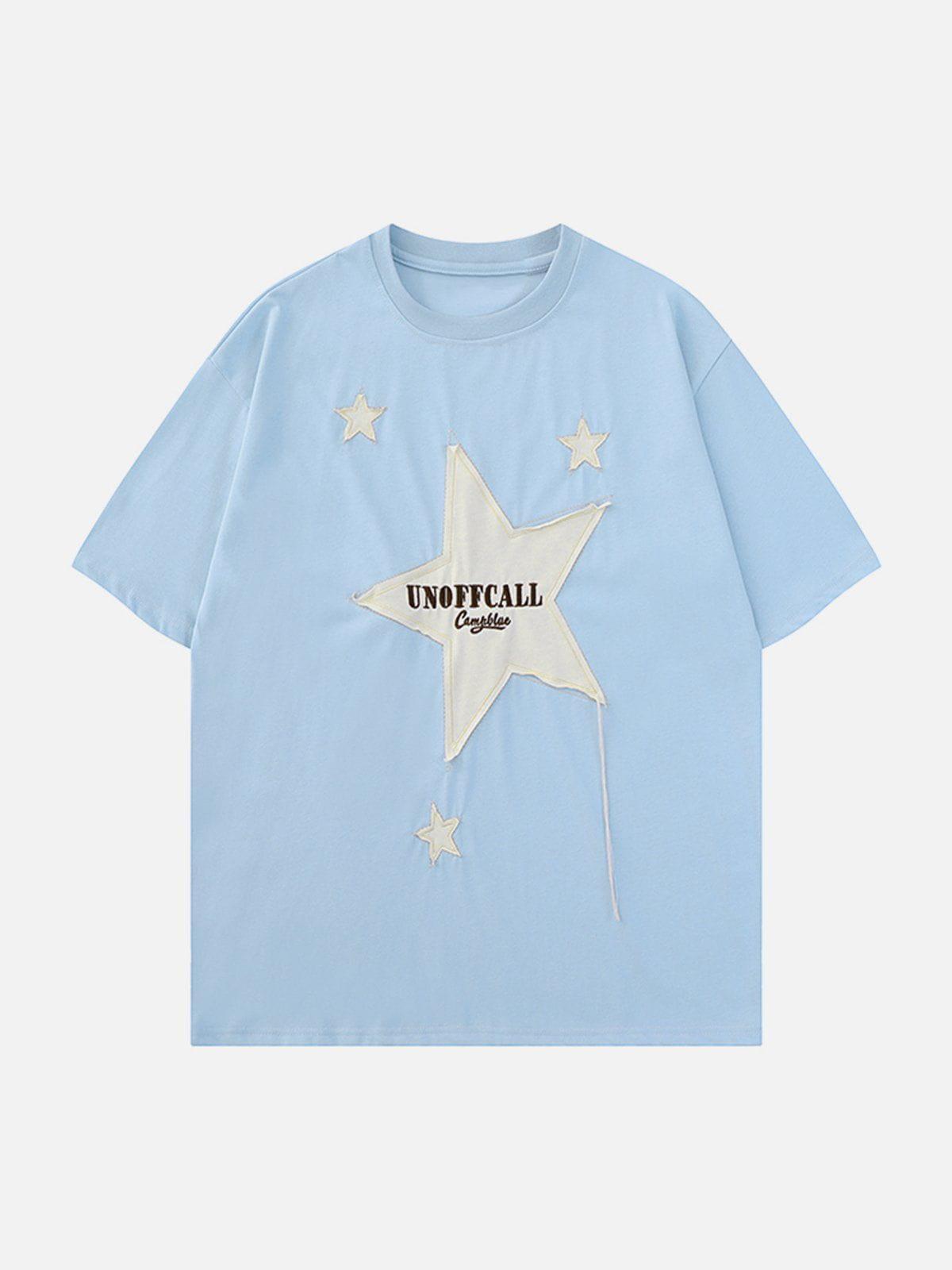 Sneakerland™ - Embroidery Star Tee - tntwear1