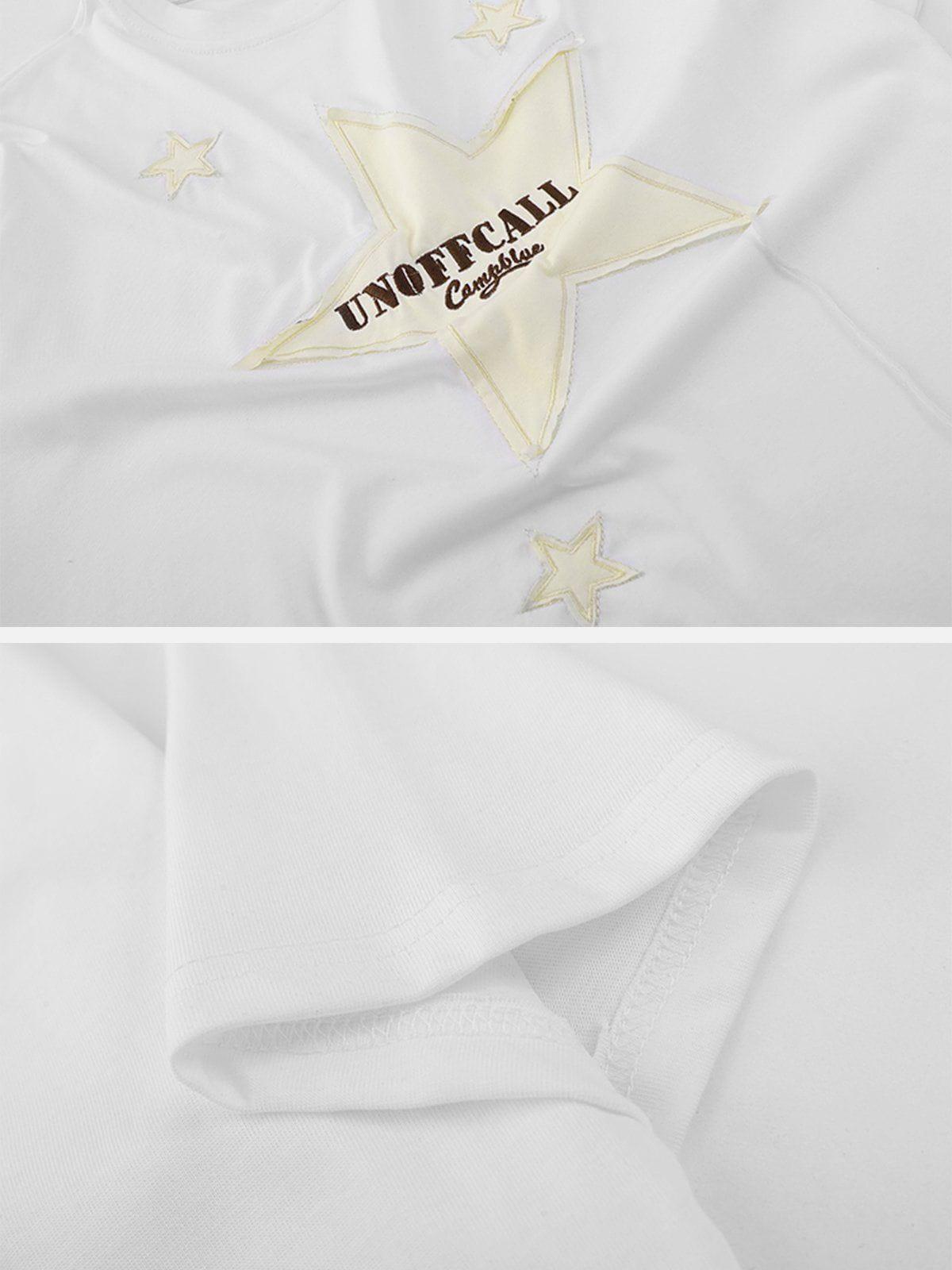 Sneakerland™ - Embroidery Star Tee - tntwear1