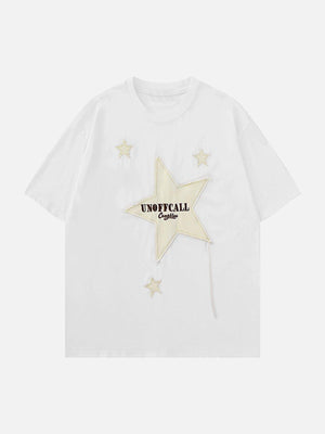 Sneakerland™ - Embroidery Star Tee - tntwear1