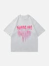 Sneakerland™ - Flame Letters Tie Dye Graphic Tee - tntwear1