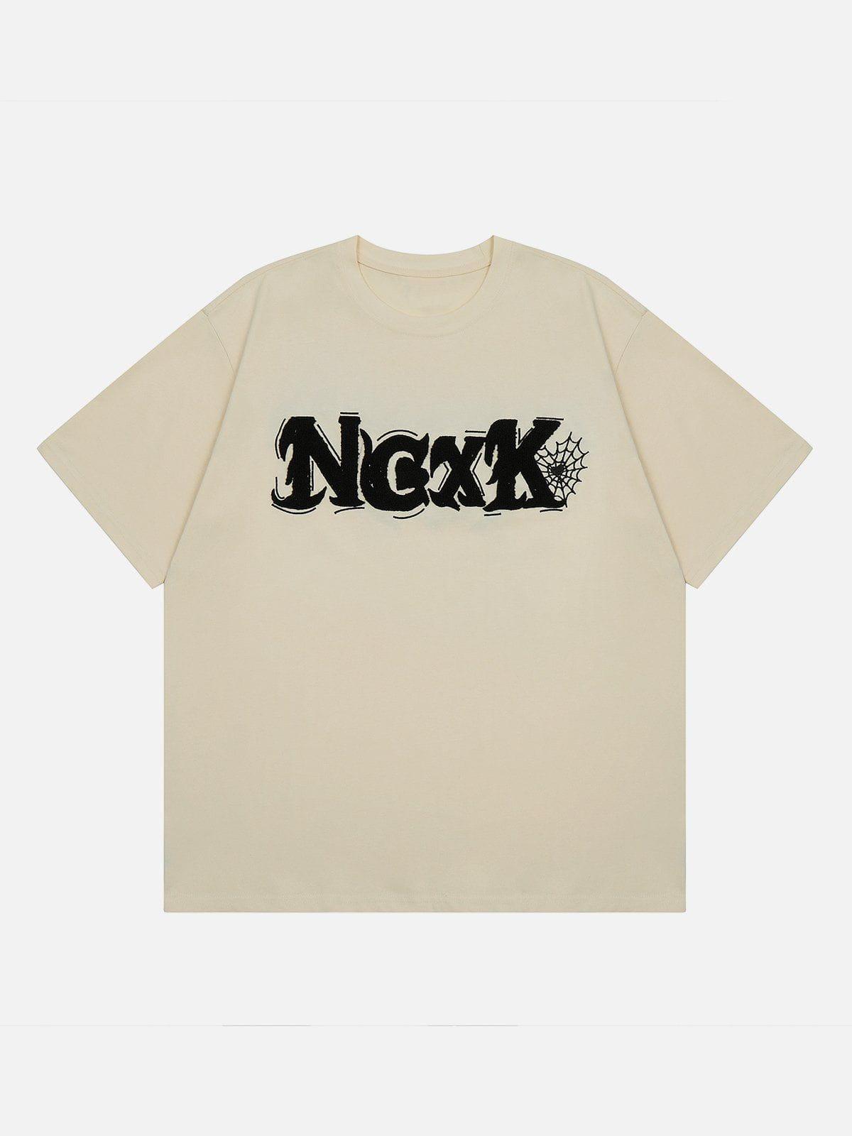 Sneakerland™ - Flock Letter Tee - tntwear1