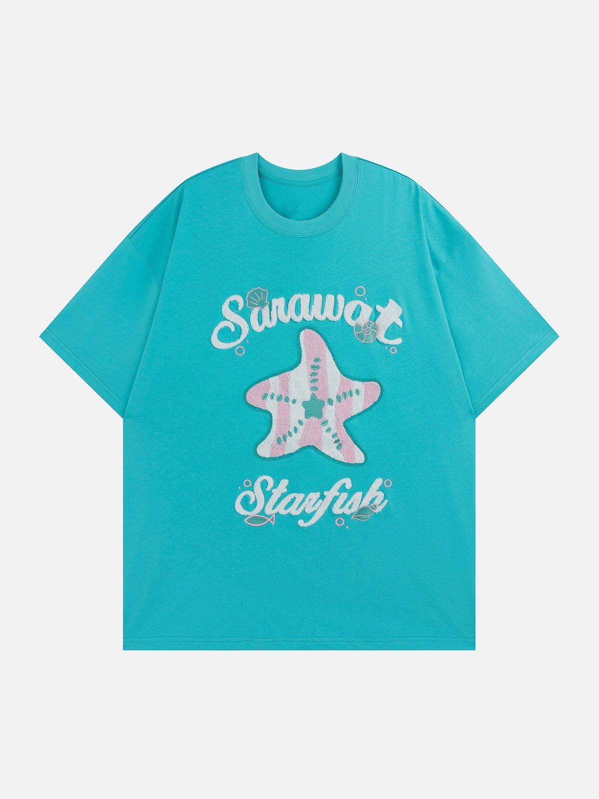 Sneakerland™ - Flocked Star Tee - tntwear1