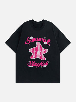 Sneakerland™ - Flocked Star Tee - tntwear1